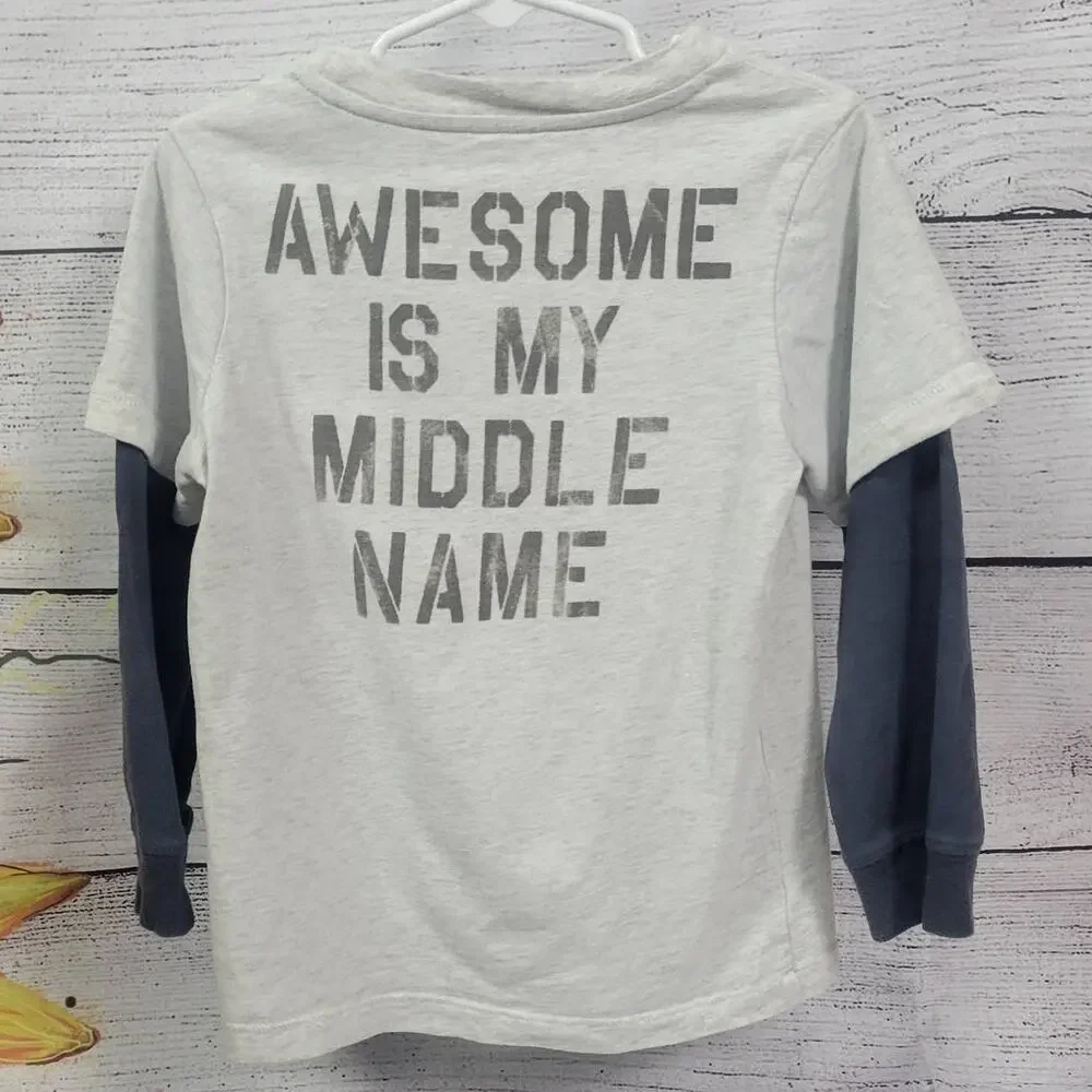 Carter's Long Sleeve Boy's‎ Tee Size 4T